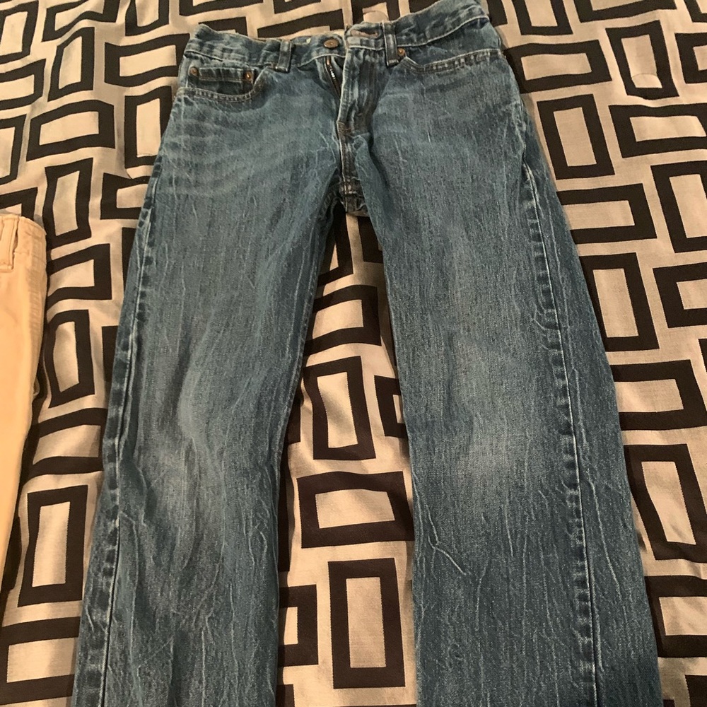 Boys blue jean pants 28x28